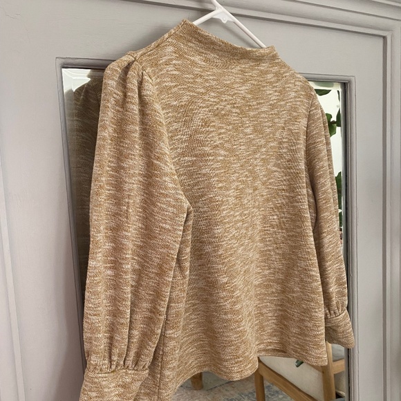 Madewell Sweaters - Madewell Tan Cowl Neck Sweater